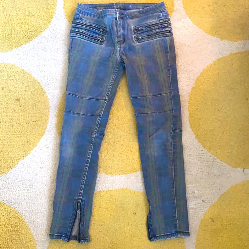 FREE PEOPLE size 26 skinny moto pants